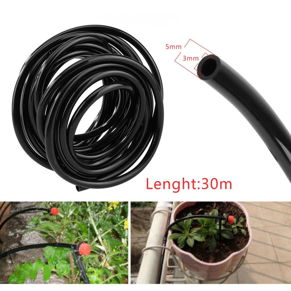 Greenhouse Micro Drip Irrigation Kit Patio Misting Plant Watering System