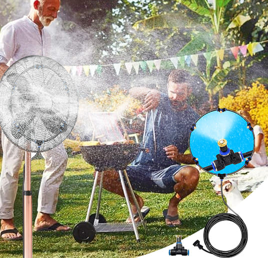 Mister Fan Outdoor for Patio Cooling