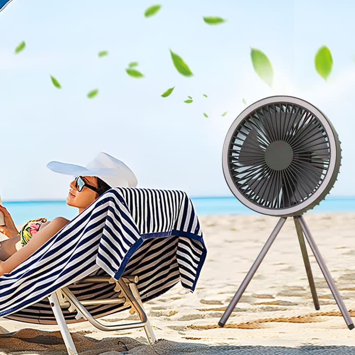 Pocket Panda10000mAh Misting Fan Outdoor Multifunction Air Circulator Outdoor Camping Fan