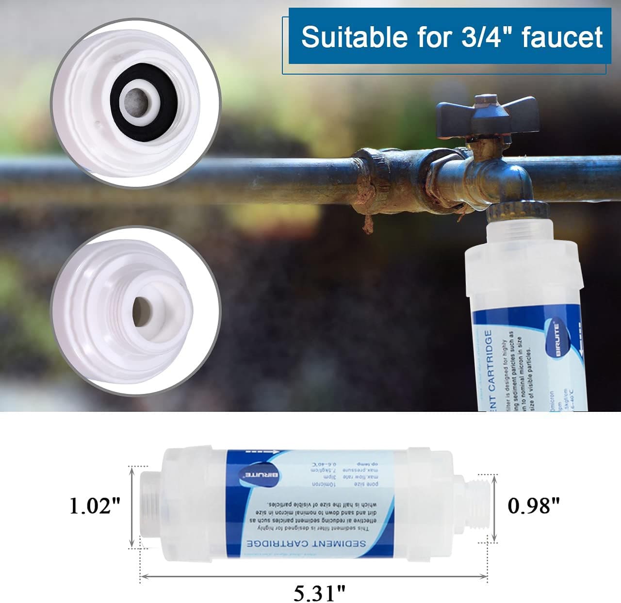 Sediment Water Filter Cartridge
