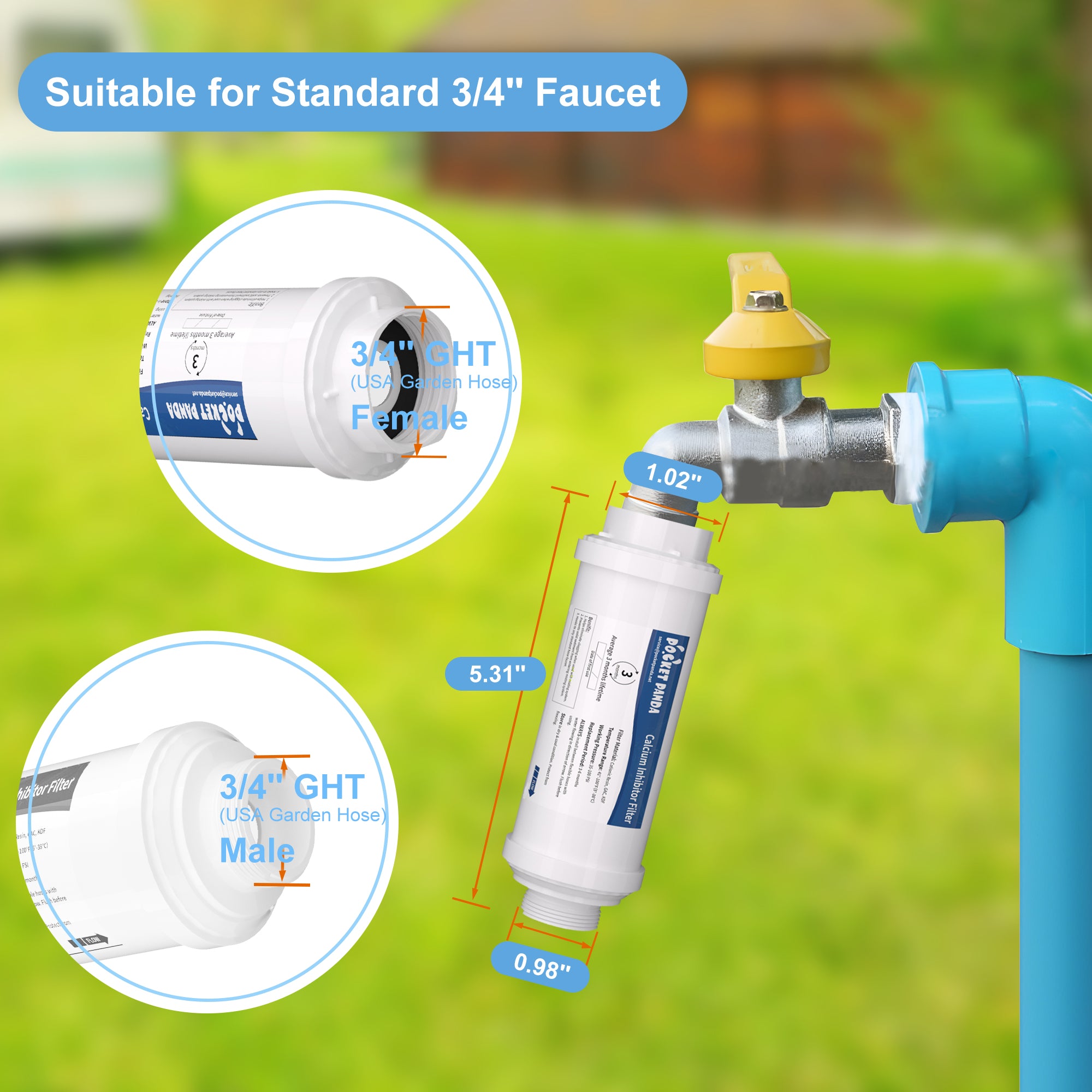 Garden Hose Filter for Patio Misters
