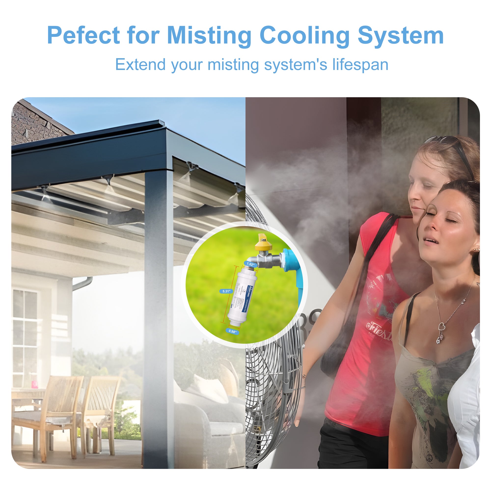 Garden Hose Filter for Patio Misters