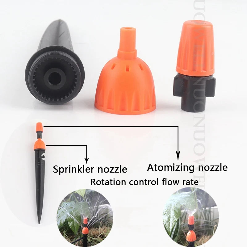Greenhouse Micro Drip Irrigation Kit that can be Misting or drip-irrigated 5~50m