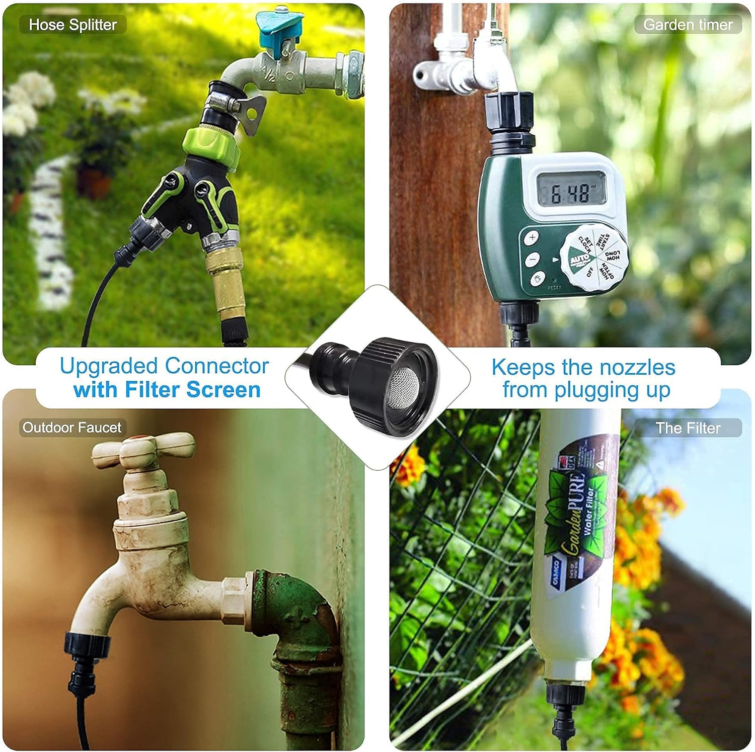 Cooling misters for patio