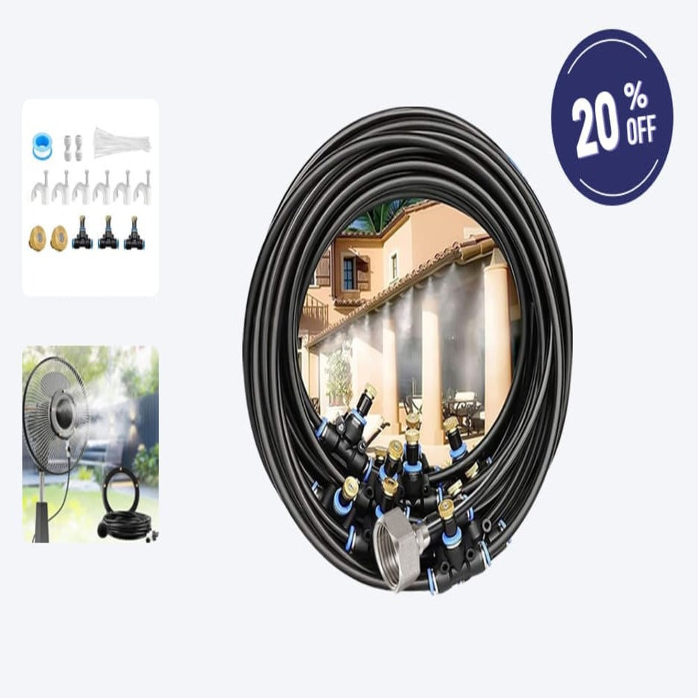 Pre-assembled Outdoor Misting  SystemBundle & Save
