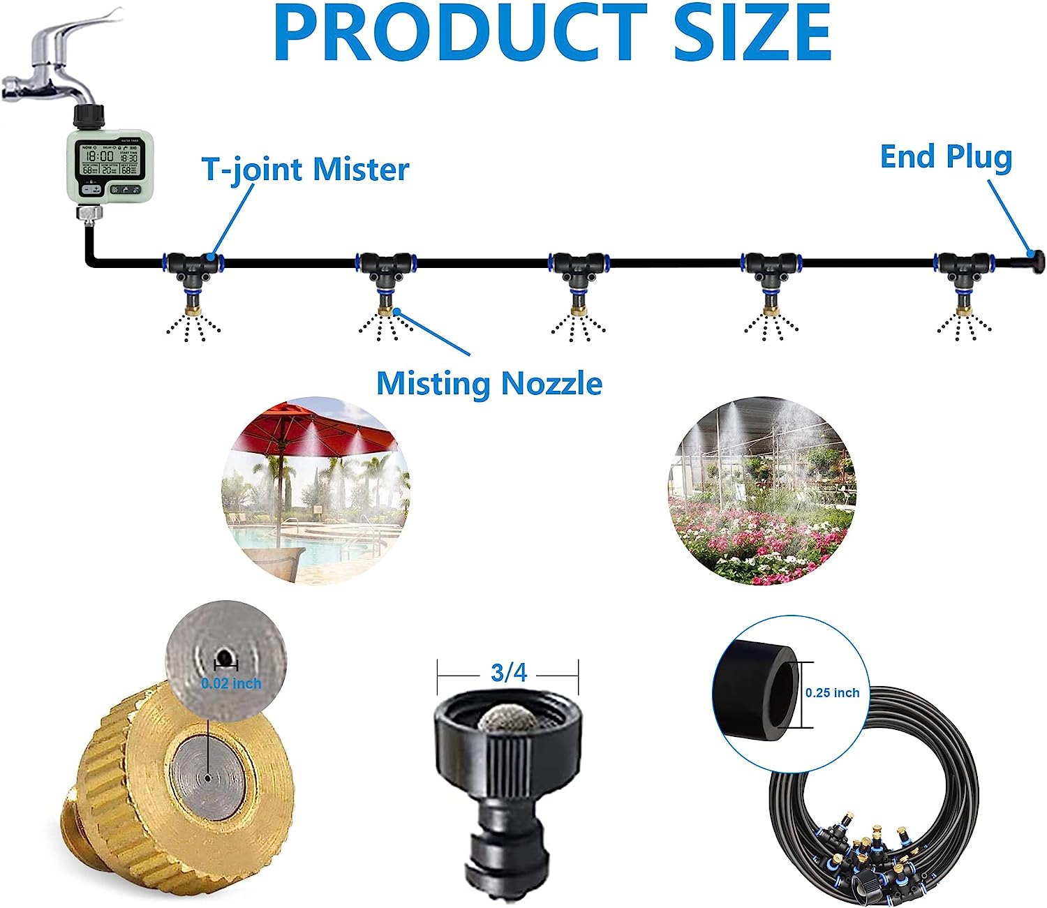 Mister System for Cooling Outdoor