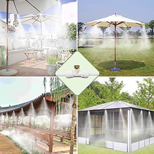 Misters for Outside Patio,Misting System for Cooling Outdoor,50Ft (15M)