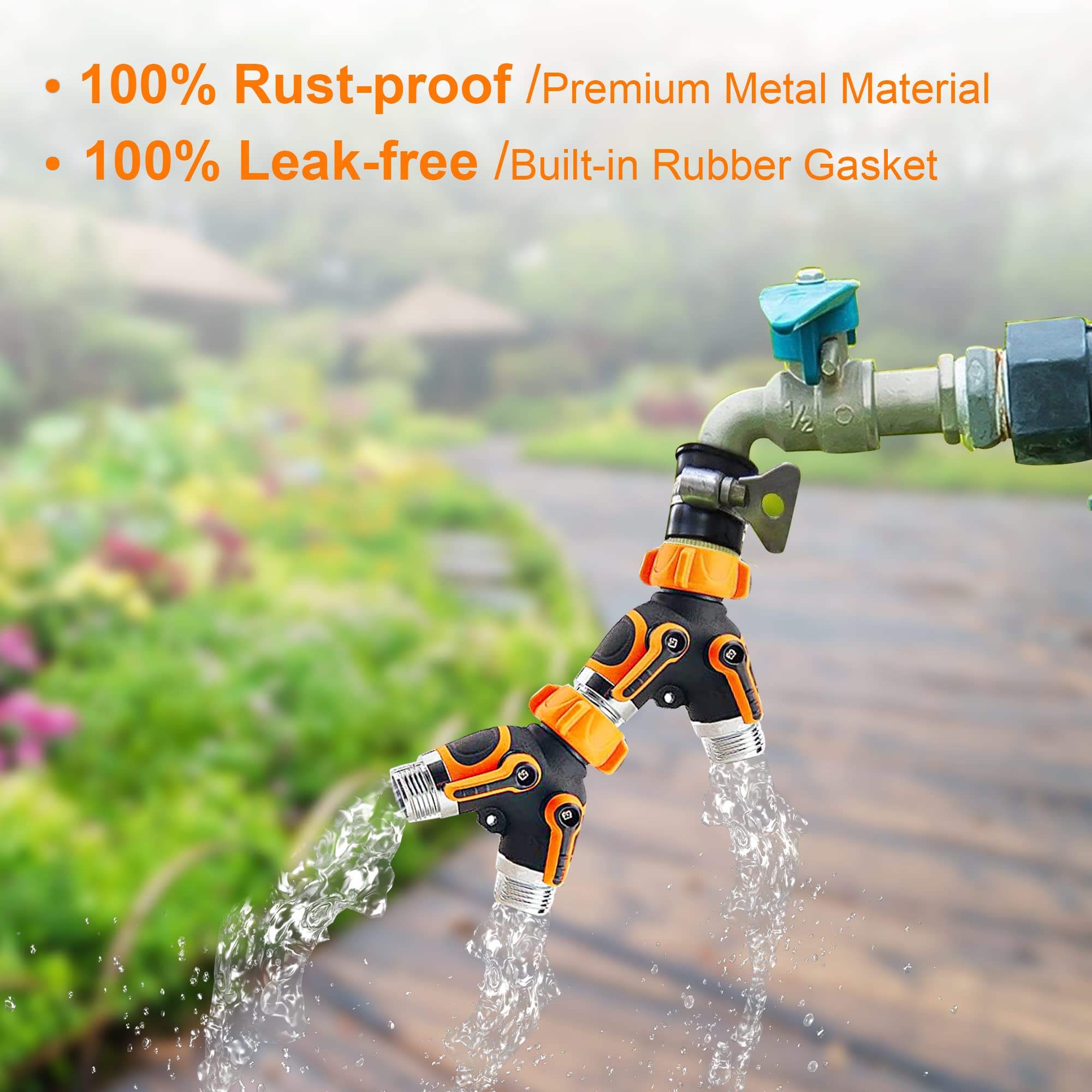 Hose Splitter 2 Way Heavy Duty