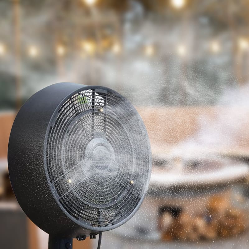 18 in. 3-Speed Outdoor Misting Fan 