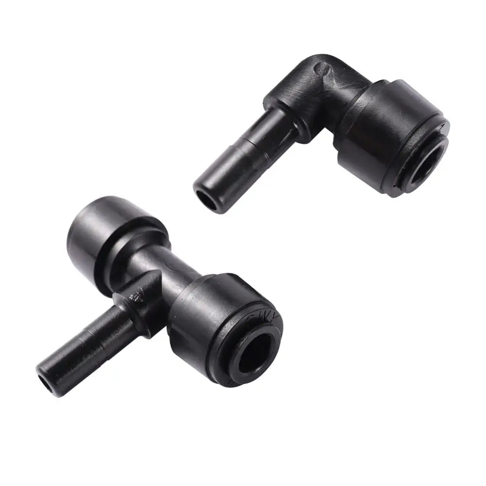 1/4'' Quick Connector 3 Pcs Tee Plug Elbow