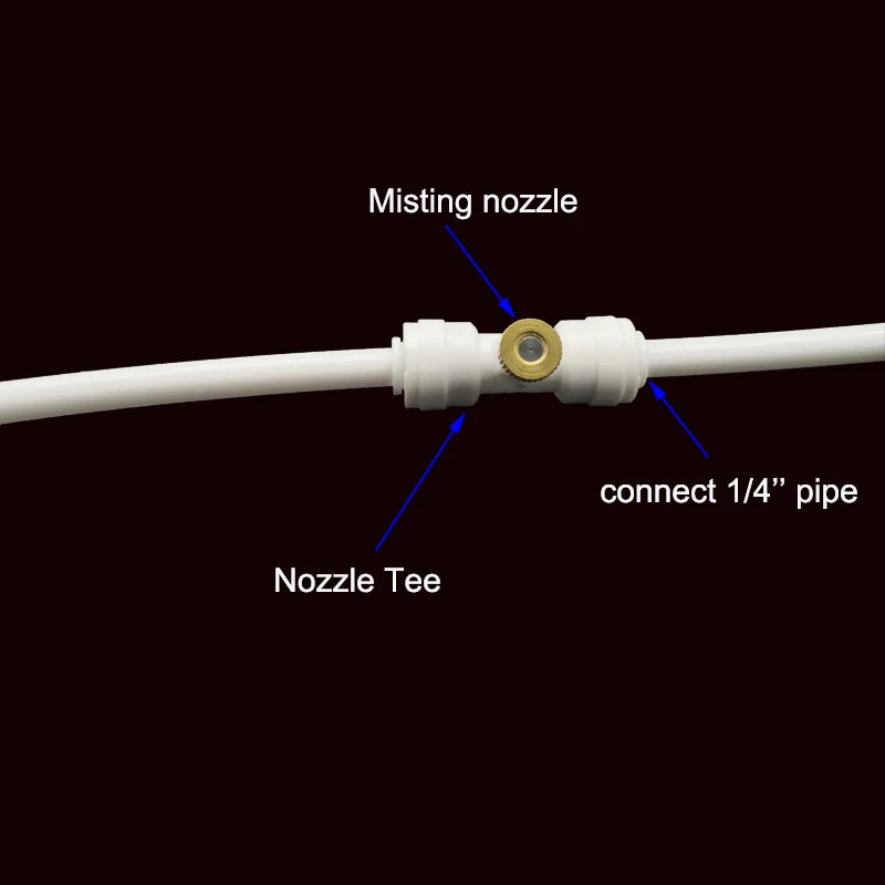 30FT/65FT Mist Hose 1/4'' Extension Cooling Mist Area