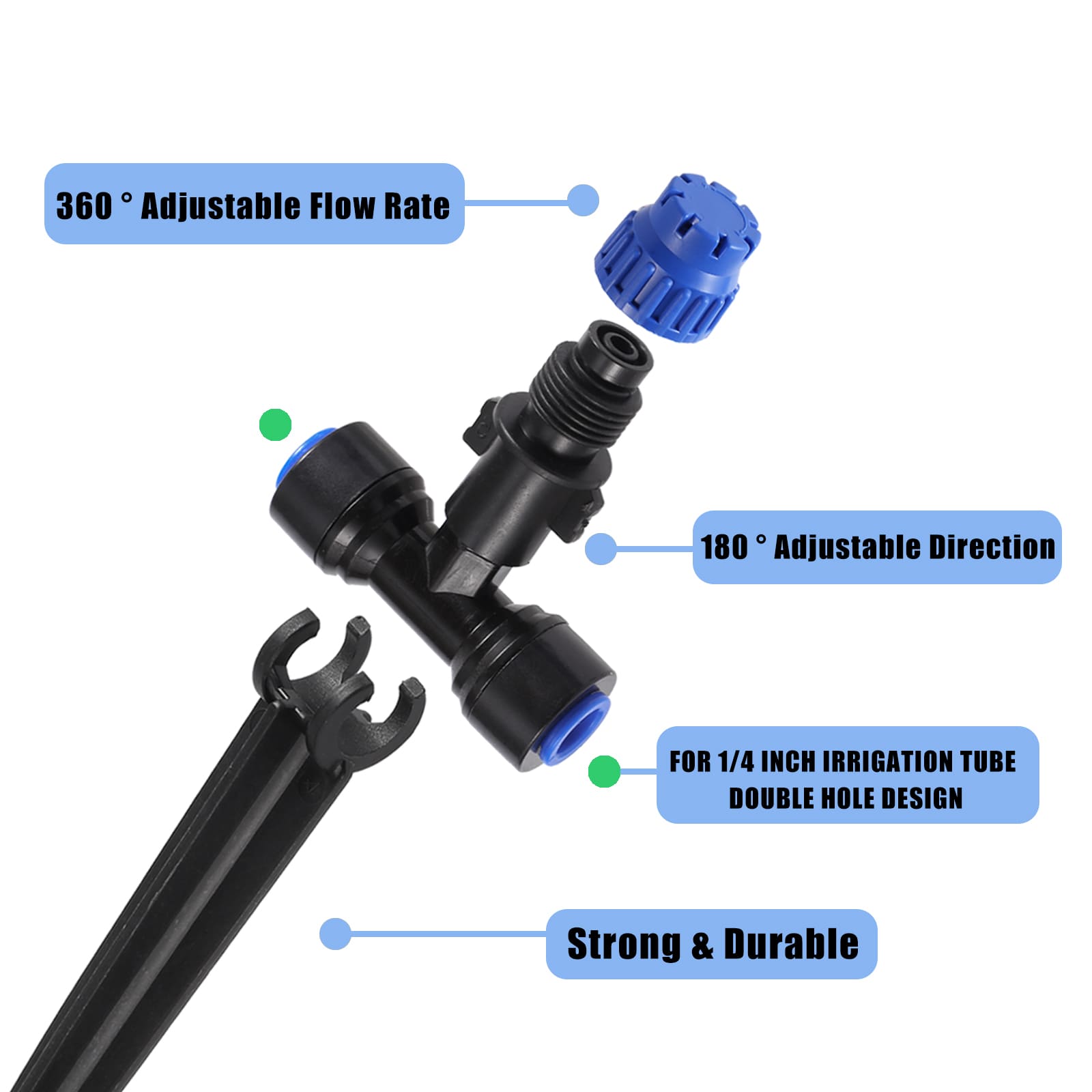 Mist Drip Irrigation System for Garden Watering 60FT