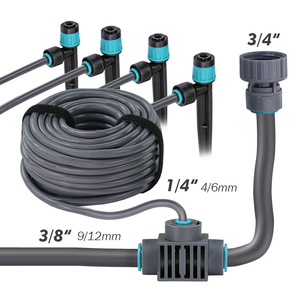 Stake Sprinkler Drip Watering System 