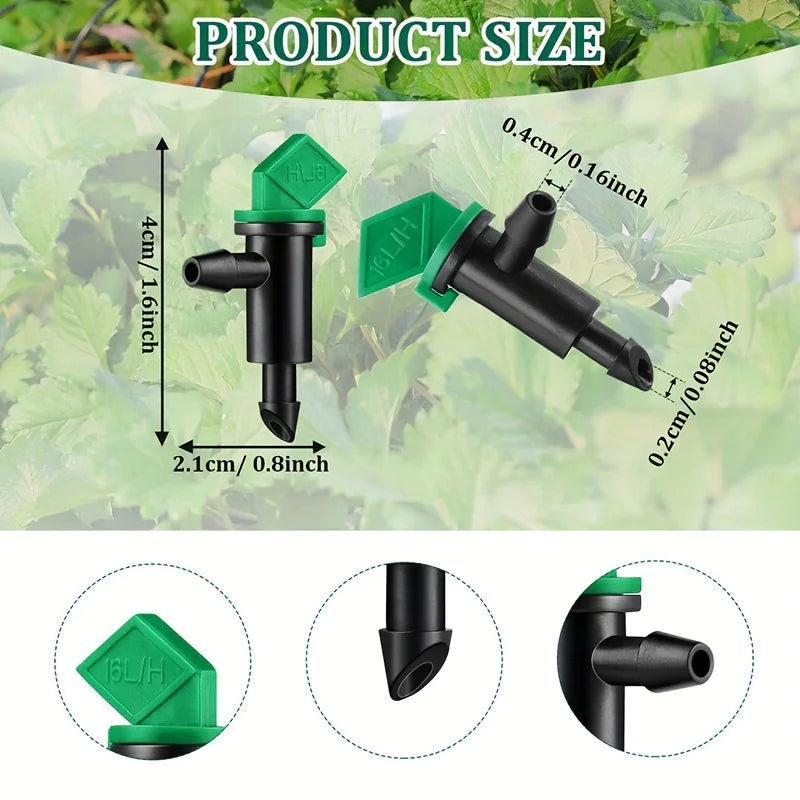 Irrigation Drip Emitter Garden Flag Irrigation Dripper, Trees and Shrubs