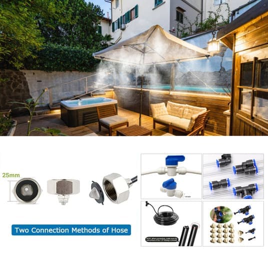 Pre- Assembled Misting System Bundle &Save